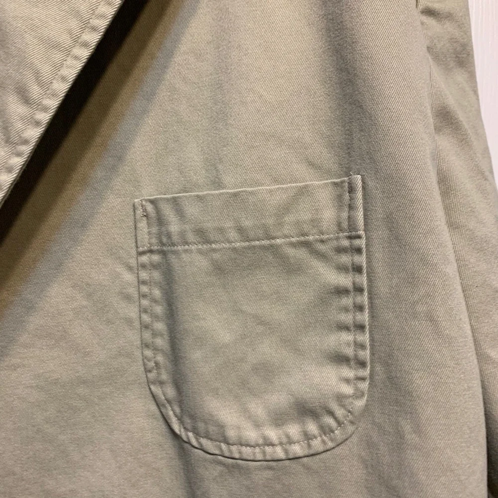 Alexander Lloyd Menswear Blazer 54R Khaki Tan Cotton Twill Chore Jacket 3-Button